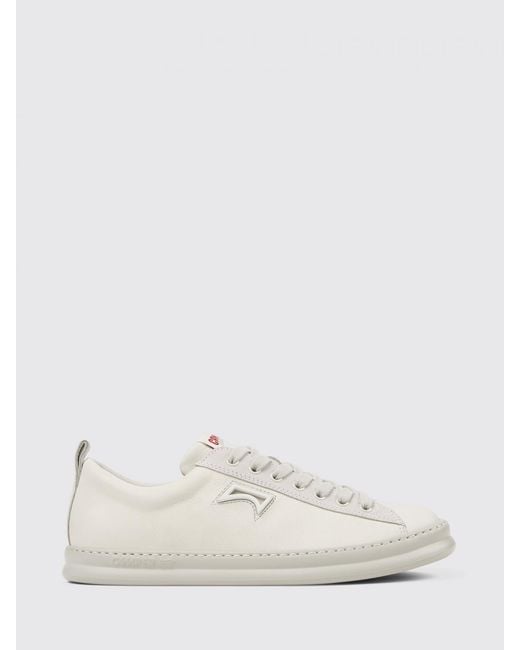 Camper White Runner Leather Sneakers for men
