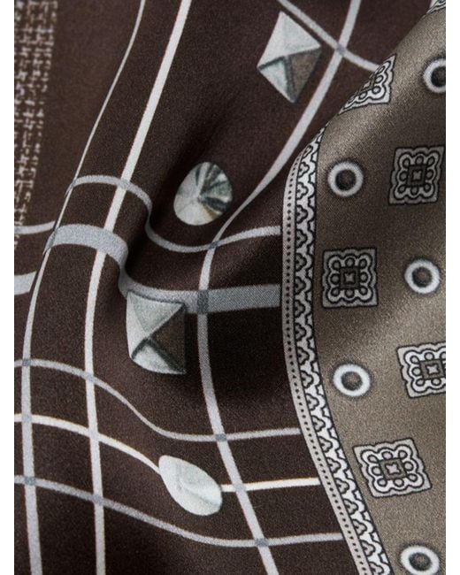 Foulard Quadrato di Acne in Gray