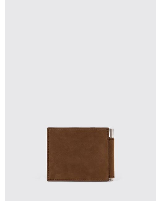 Tom Ford Brown Suede Wallet for men