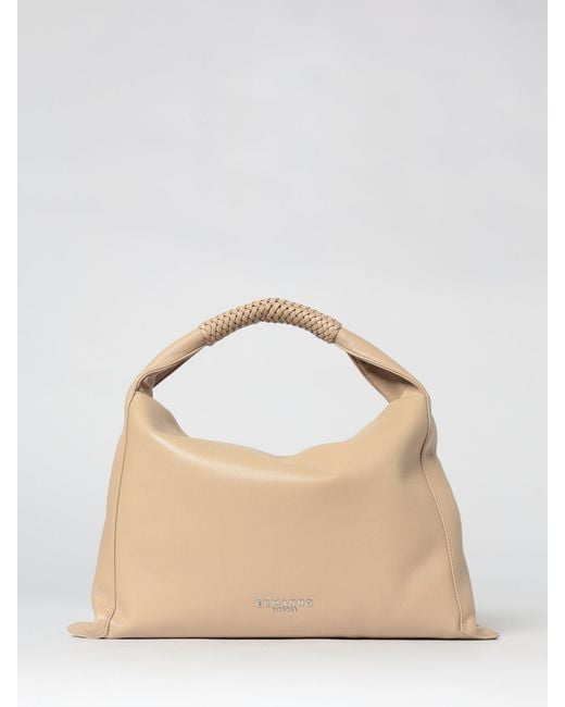 ERMANNO FIRENZE Natural Avery Faux Leather Bag