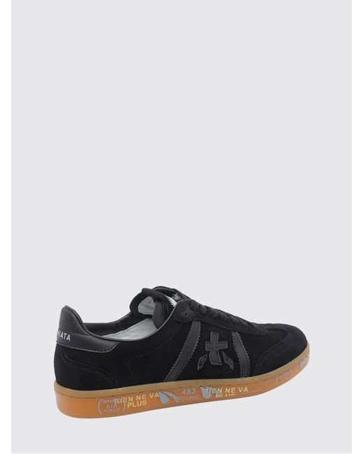 Premiata White Bonnie Suede Sneakers for men