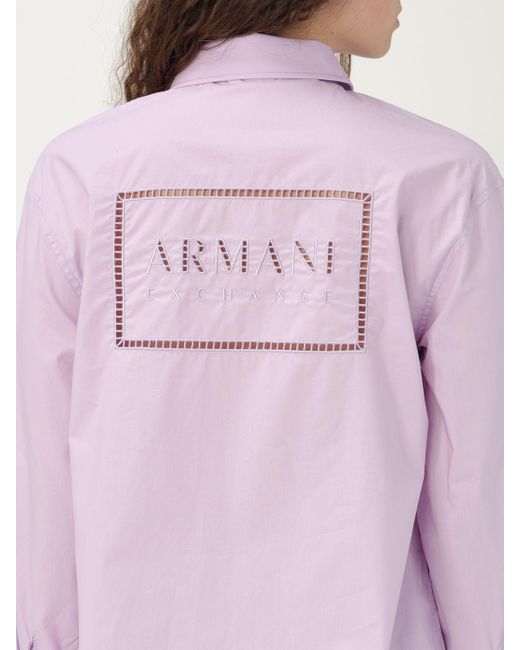Armani Exchange Pink Shirt