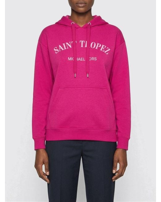 Michael Kors Pink Cotton Hoodie
