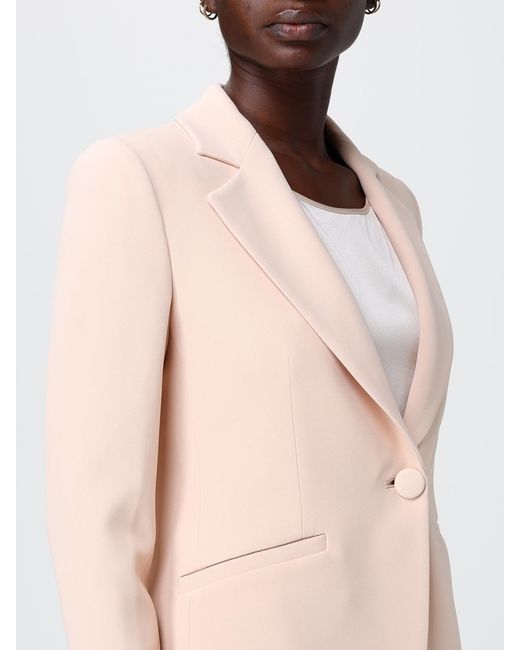 Emporio Armani Pink Single Breasted Viscose Blend Blazer