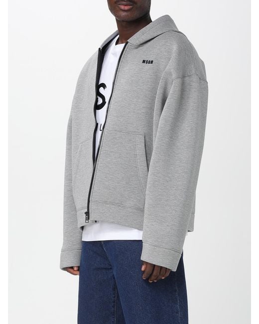 MSGM Gray Sweatshirt for men