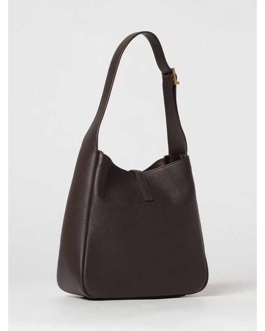 Saint Laurent Black Le 5 À 7 Leather Bag