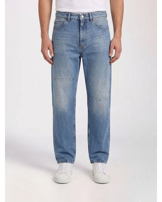 MM6 by Maison Margiela Blue Straight Denim Jeans for men