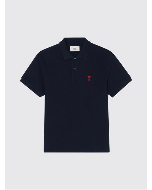 Polo di AMI in Blue da Uomo