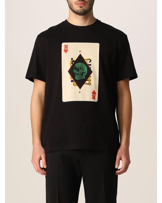 just cavalli t shirt mens black