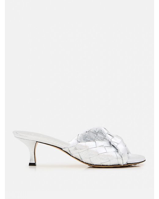 Bottega Veneta White Absatzschuhe Damen
