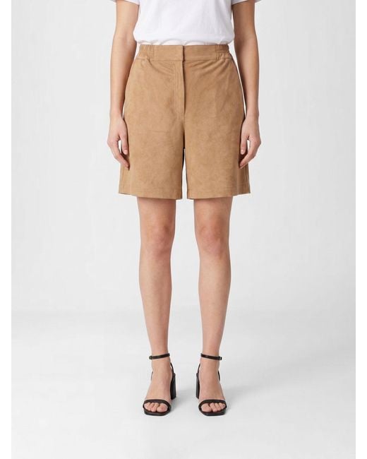 Urbancode Natural Faux Suede Shorts