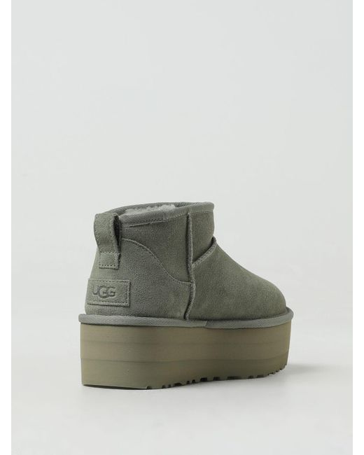 Ugg Green Flat Ankle Boots