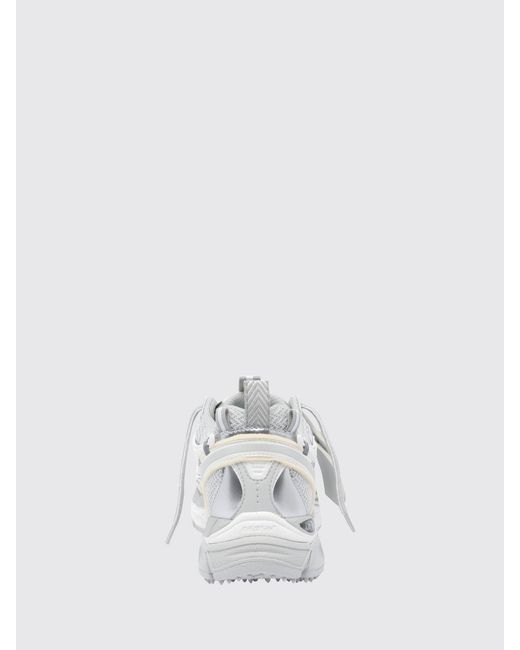Off-White c/o Virgil Abloh White Leather And Mesh Be Right Back Sneakers With Logo Tag