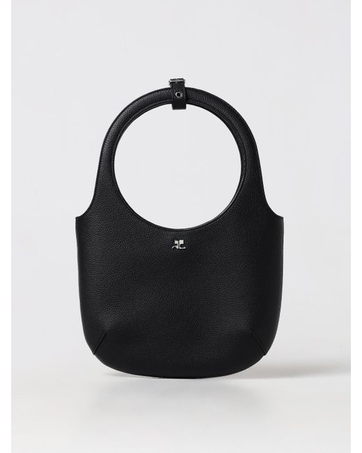Courreges Black Schultertasche Damen
