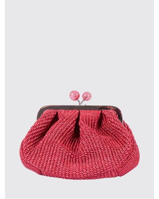 Weekend by Maxmara Red Clutch