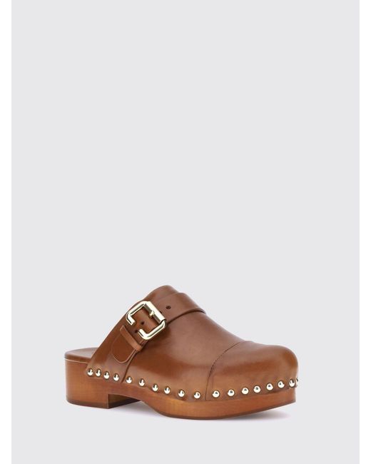 Chloé Brown ChloÉ Jeanette Leather Mules