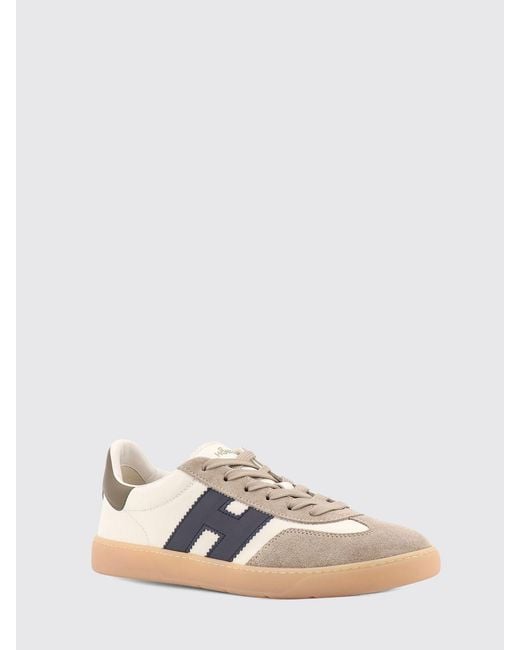 Hogan Multicolor Cool Leather And Suede Sneakers With H Logo And Serrated Sole for men
