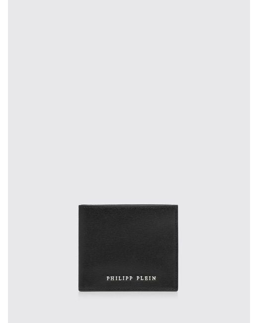 Philipp Plein White Bi-Fold Wallet With Logo Print for men