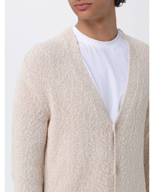 Zanone Natural Cotton Cardigan for men