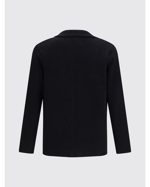 Roberto Collina Blue Single-Breasted Cotton Blazer for men