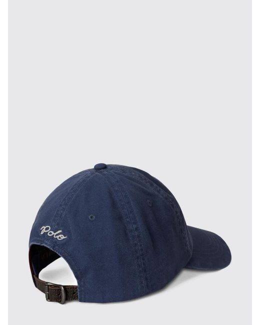 Polo Ralph Lauren Blue Flag Logo Baseball Cap for men