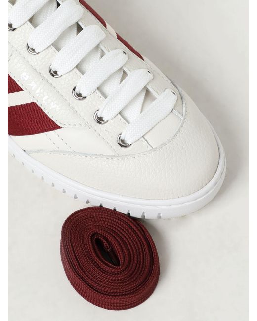 Sneakers Palmy in pelle di Bally in White