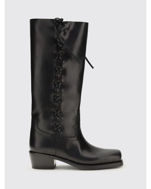 Paris Texas Black Roxanne Leather Boot