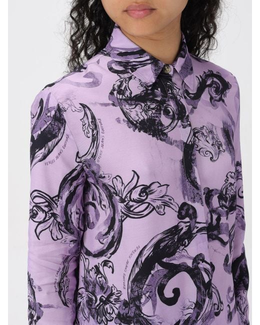 Camisa Versace de color Purple