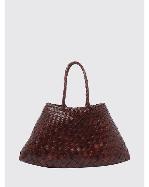 Borsa A Mano Santa Croce di Dragon Diffusion in Brown