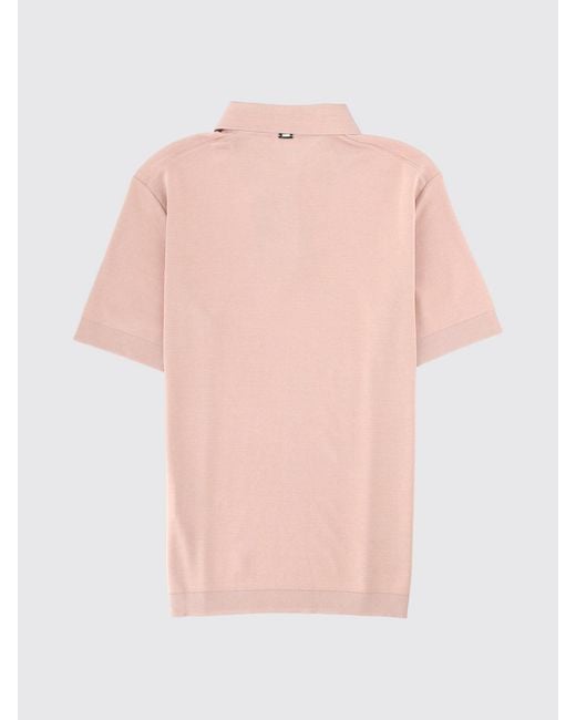 Herno Blue Short-Sleeve Polo Shirt for men
