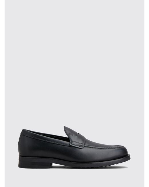 Tod's White Leather Loafers for men