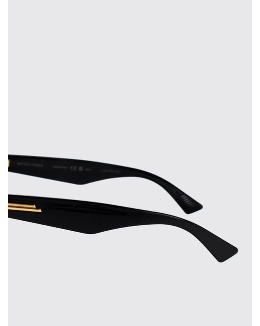 Bottega Veneta Black Acetate Sunglasses
