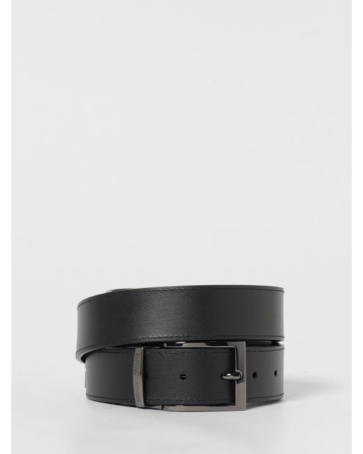 Emporio Armani Gray Belt for men