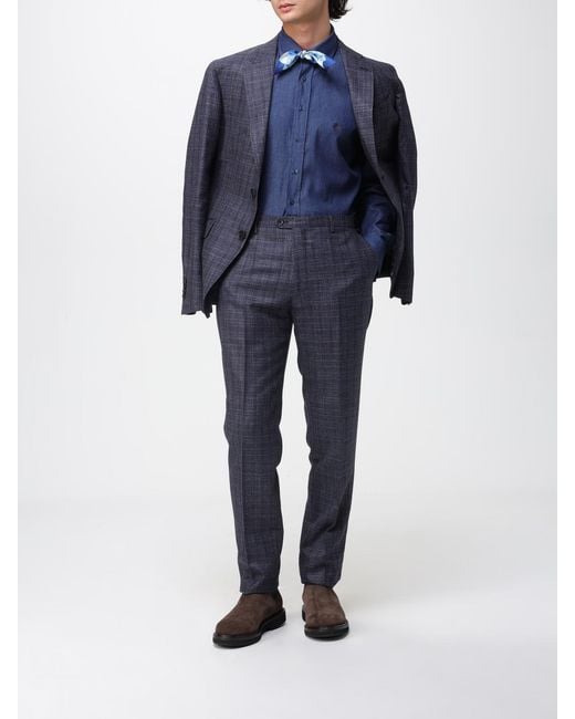 Etro Blue Shirt for men