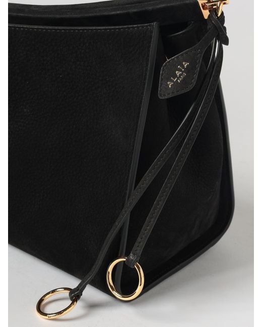 Alaïa Black Nabuk Le Click Bag