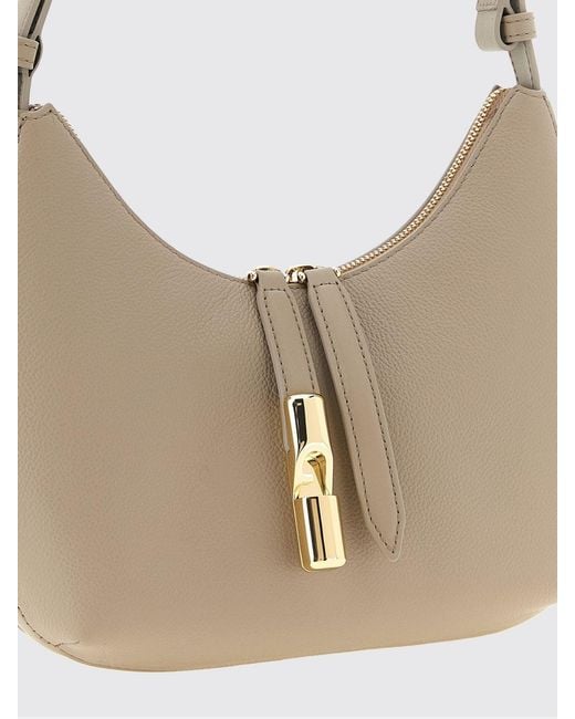 Furla White Goccia S Shoulder Bag