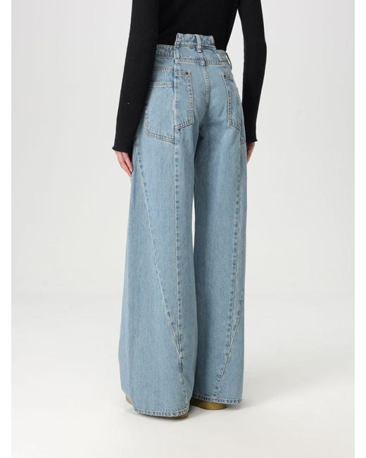 Maison Margiela Blue Décortiqué Wide-Leg Jeans