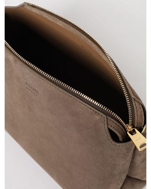Khaite Brown Lina Suede Bag