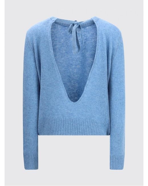 Jersey De Cuello Redondo De Cachemira Marni de color Blue