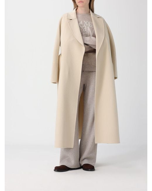 Max Mara Natural Wool Coat