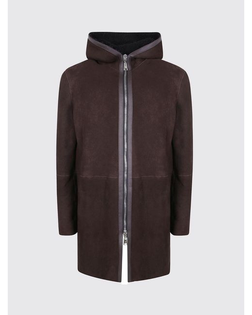 Tagliatore Brown Coat for men