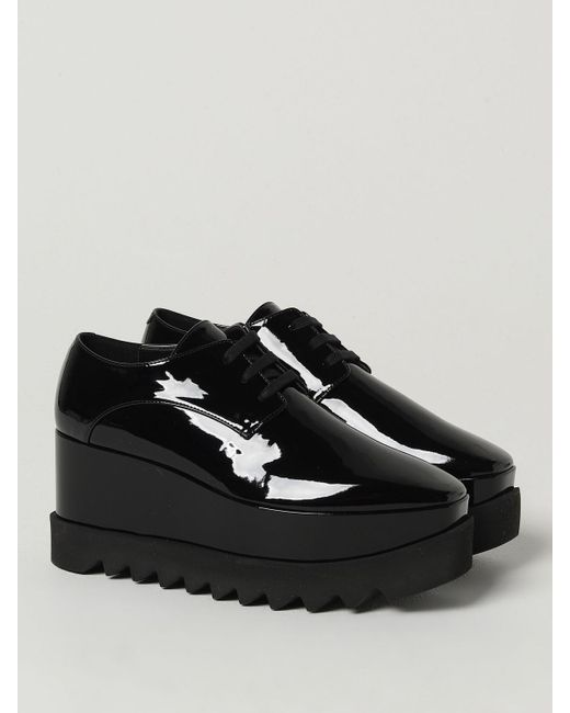Derby Con Zeppa Elyse di Stella McCartney in Black