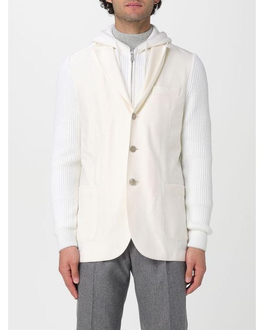Blazer Homme Eleventy pour homme en coloris White
