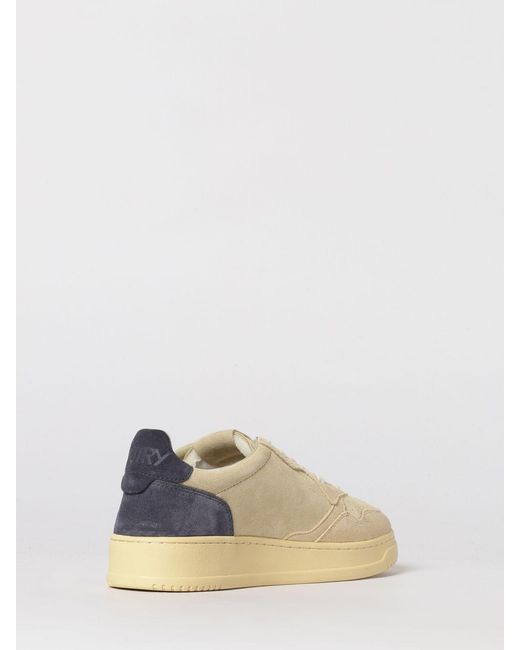Autry Natural Medalist Low Suede Sneakers for men