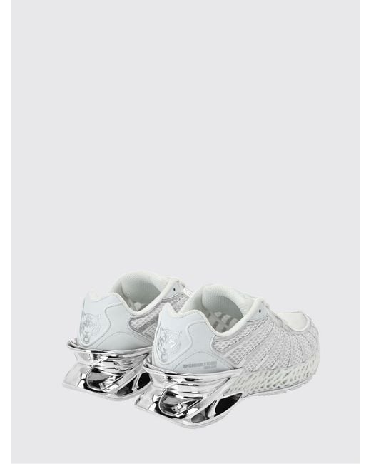 Philipp Plein White Bicolor Thunderstorm Genx Sneakers for men