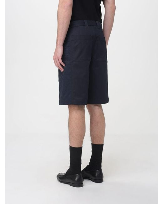 Gucci Blue Cotton Chino Shorts for men