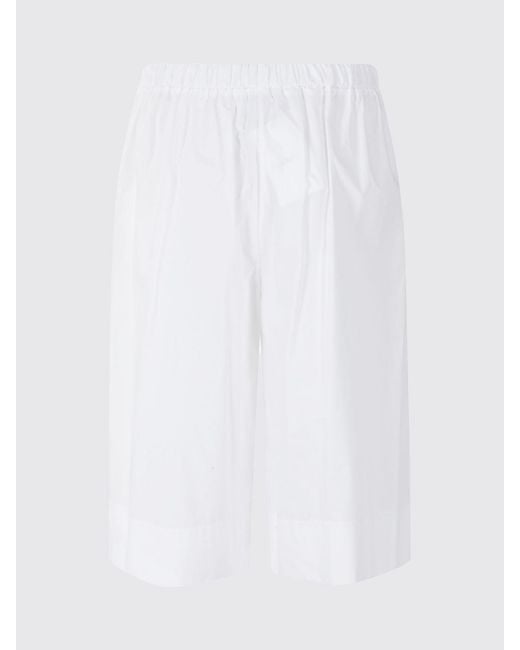 MEIMEIJ White Cotton Shorts