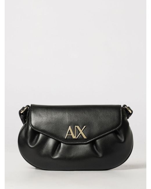 ARMANI EXCHANGE Black Synthetic Leather Bag