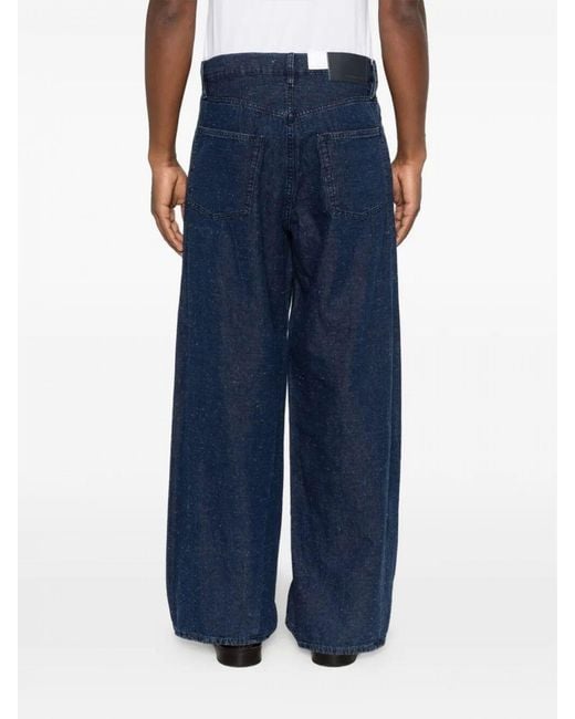 sunflower Blue Denim Wide-Leg Jeans for men