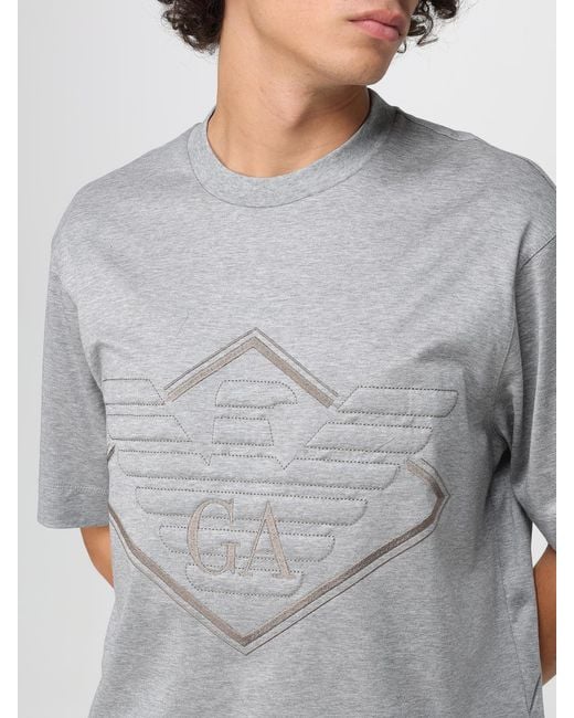 Emporio Armani Gray T-Shirt for men